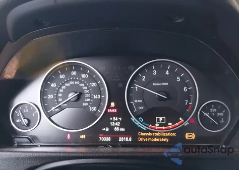 2013 BMW 328I z USA, uszkodzony, nr VIN WBA3C1C57DF438774